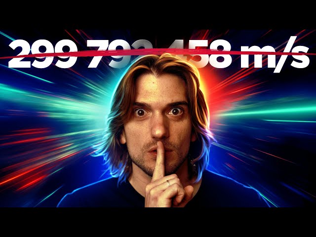 It's IMPOSSIBLE to Measure the SPEED OF LIGHT