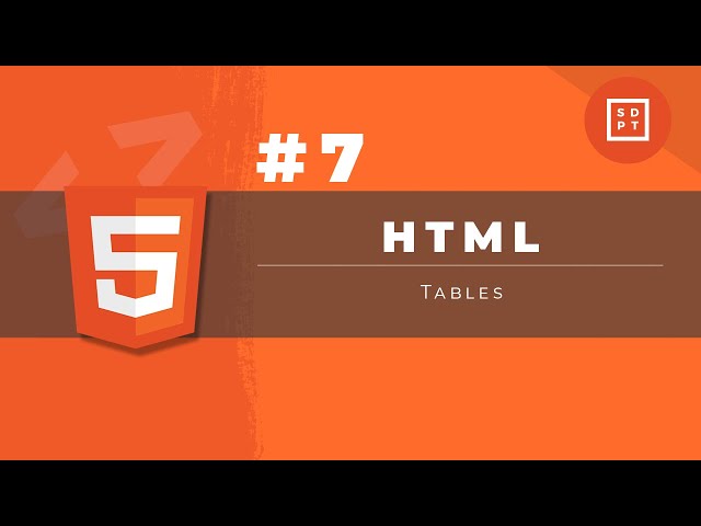 HTML Tutorial #7: Tables | Web Development | Filipino | Tagalog