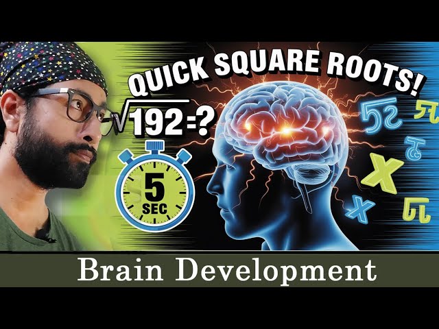 Quick Square Roots in 5 Seconds | Brain Game Challenge!