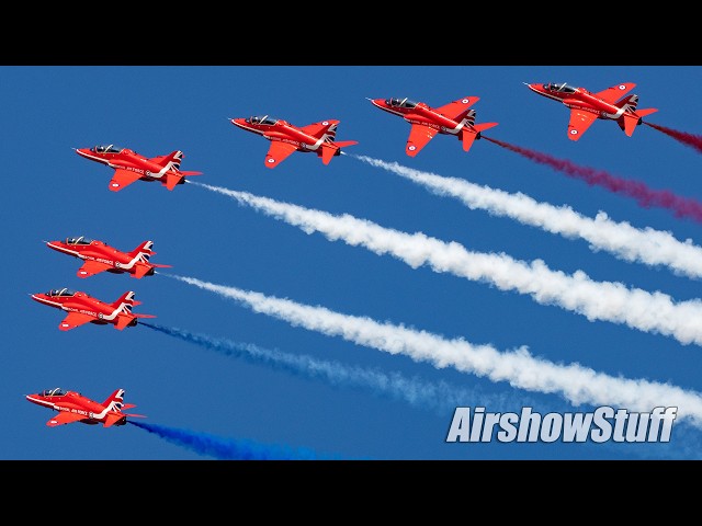 RAF Red Arrows Over Oshkosh! - EAA AirVenture Oshkosh 2026