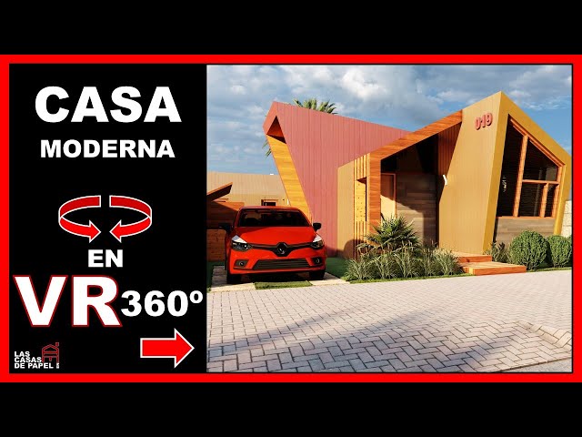🌴RECORRIDO VIRTUAL 3D en 360° VR / CASA MODERNA ► Casa SÁMARA # 019 🏡✔