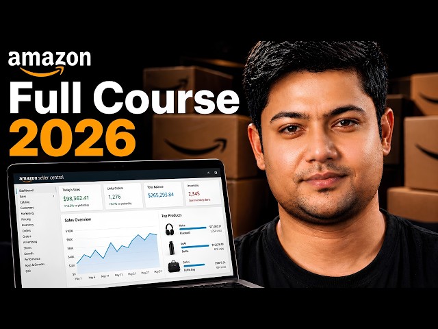 Amazon FBA Full course 2026 in Urdu/Hindi (Beginner to Advance)