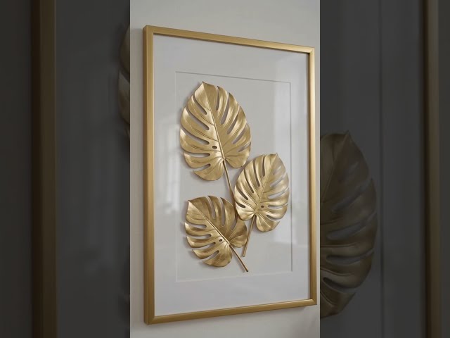 How to make high-end gold wall decor for under $20!