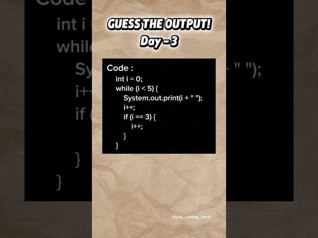 Don't know the answer? Check the description 👇 #gk #programming #coding #java #quiztime #challenge