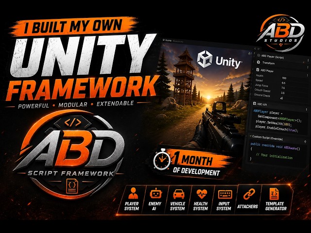 I Spent 1 Month Building My Own Unity Framework — ABD Framework