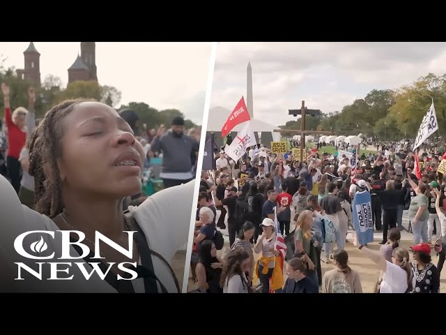 Christians Fill Mile-Long Communion Table on National Mall: 'Nothing but the Blood of Jesus'