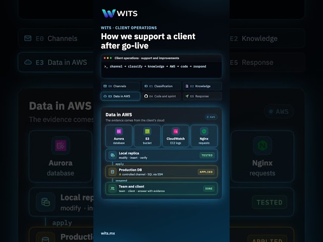 AI-powered software support and maintenance: how a system in production is operated
