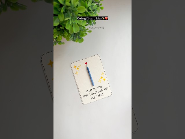 Handmade card for your loved ones | easy gift card ideas #diy #craft #handmade #giftideas #couple