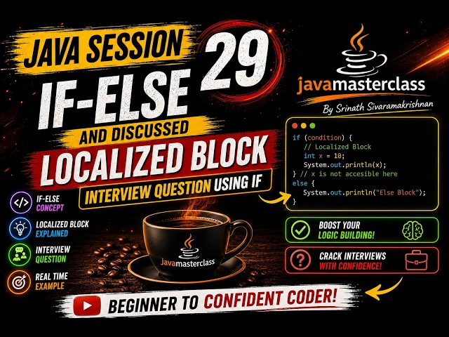 Java if-else Interview Question 🔥 | Identify the Character & Localized Block using if