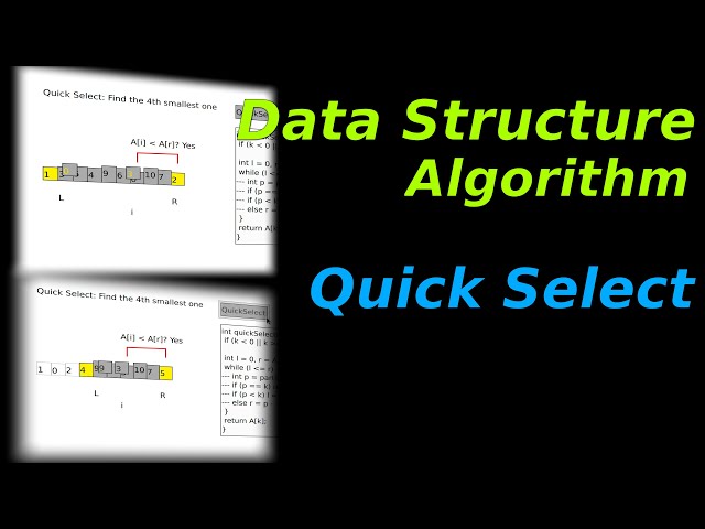 Data Structure & Algorithm: Quick Select