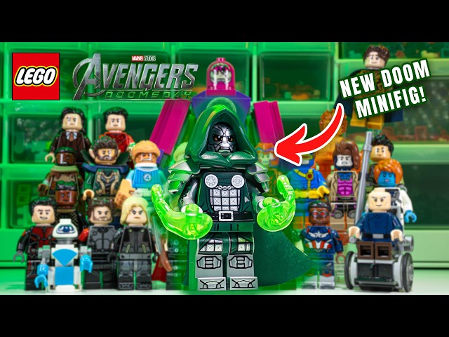I Built the ENTIRE Avengers Doomsday Trailer cast in LEGO! 🟩🔥