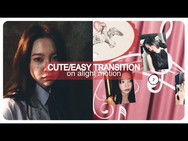 Easy/cute transition tutorial on Alight Motion