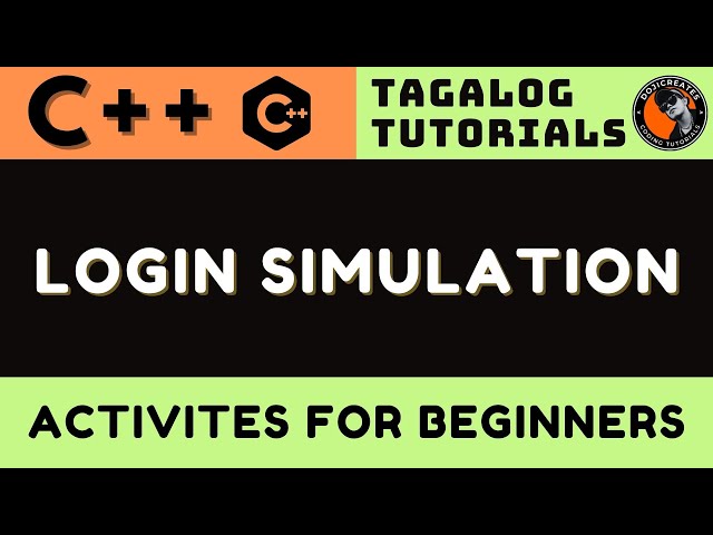 Login Simulation with Max Attempts Using C++ | Tagalog Coding Tutorials
