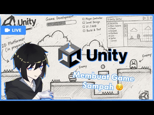 [🔴LIVE] Game Dev | Membuat game ga jelas Part 9 🤡 #129