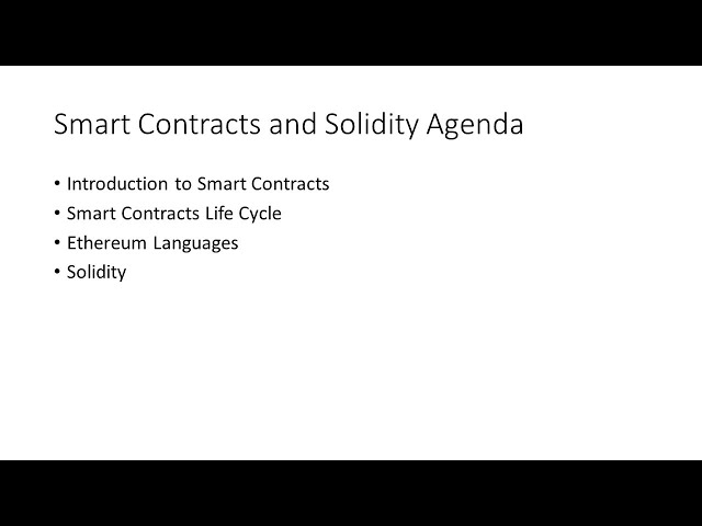 Introduction to Solidity and Ethereum Virtual Machine