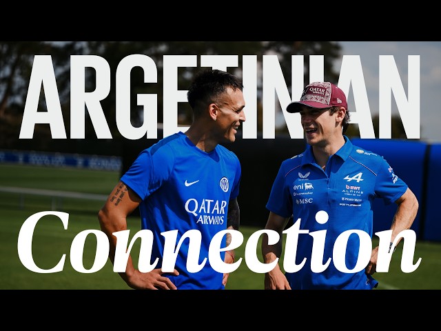 ARGENTINIAN CONNECTION 🇦🇷 LAUTARO MEETS F1 DRIVER COLAPINTO 🏎️ | EXCLUSIVE INTERVIEW