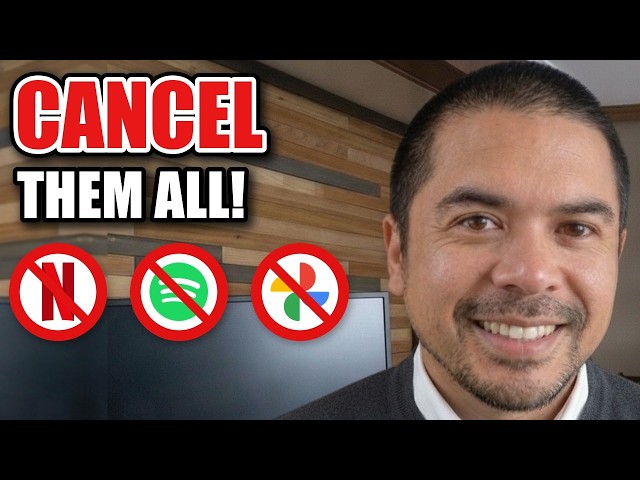Cancel Netflix, Spotify & Google Photos Now!