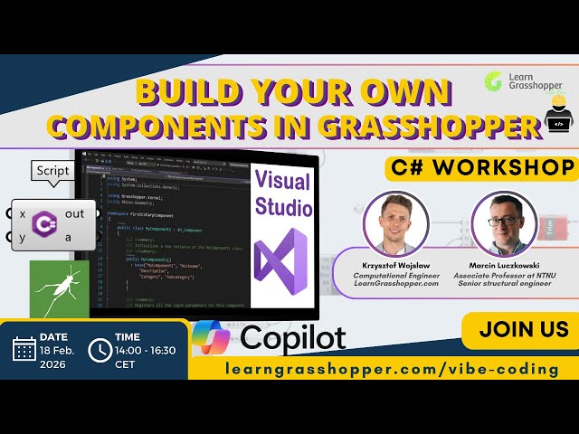 Vibe Coding. Build your first Grasshopper plugin with Visual Studio and Copilot