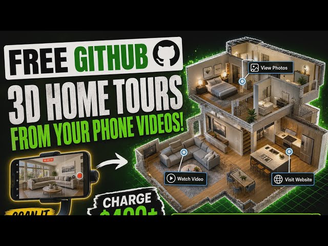 This Free GitHub Creates 3D Home Tours From Your Phone Videos