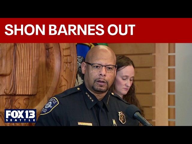 Seattle Police Chief Shon Barnes is out: A timeline of city controversy | FOX 13 Seattle