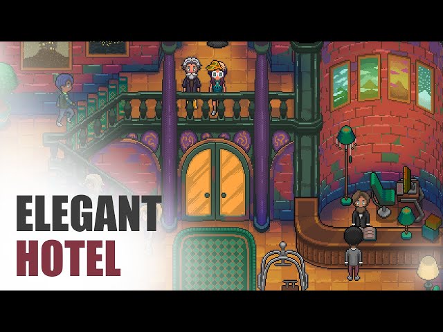 Elegant Hotel - Pixel Art Time-lapse