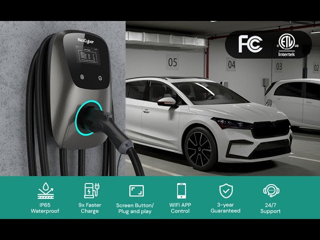 NexCyber Level 2 EV Charger(WiFi APP/Plug-Play)