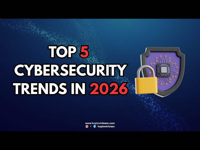 Top 5 Cybersecurity Trends and Predictions for 2026 | Future of Cybersecurity