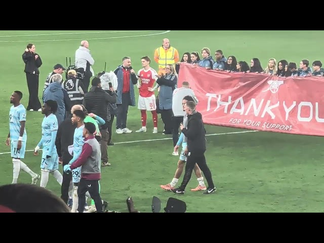 MARTIN ODEGAARD SPEECH| LAST HOME GAME OF THE SEASON