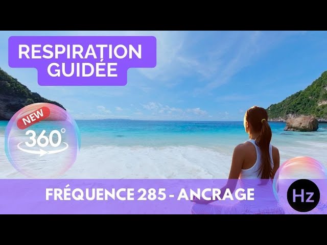 Cardiac Coherence Breathing 3 min • Bali Nusa Penida 285 Hz | Respirelax360