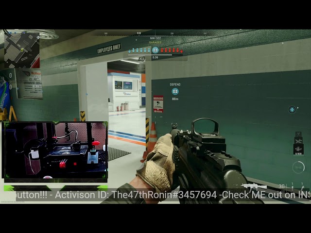 3D Printing While Playing Warzone in a Woojer Haptic Vest