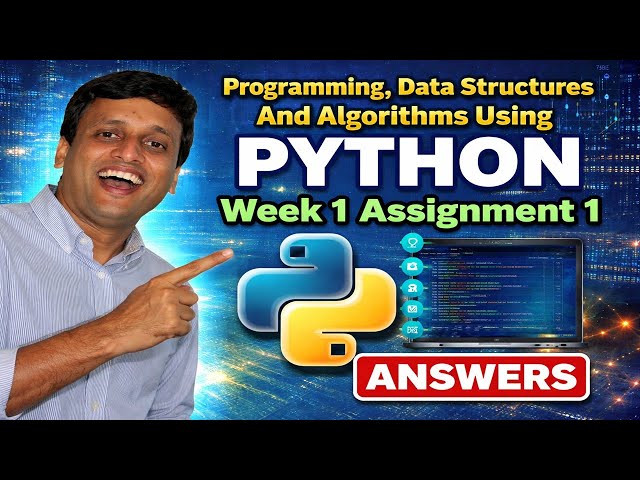 NPTEL Data Structure & Algorithm Using Python Week 1 Assignment 1 Answers Jan 2026 | NPTEL #python