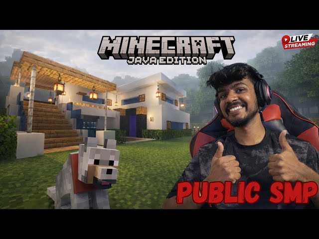 Minecraft SMP Live Stream 🔴 | Crossplay Java  | Private Server | PLaying with friends