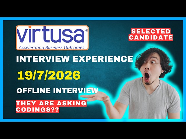 Today😲 #Virtusa Interview Experience 2026 | Virtusa Online Assessment Test | Tekno UF |