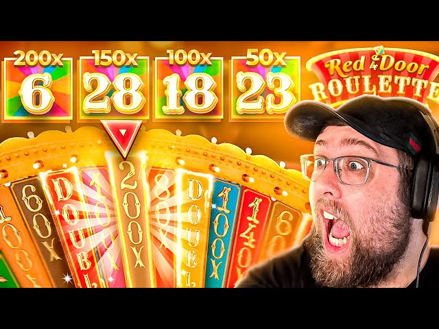 NEW RED DOOR ROULETTE GAME SHOW PAYS HUGE! (PROFIT)