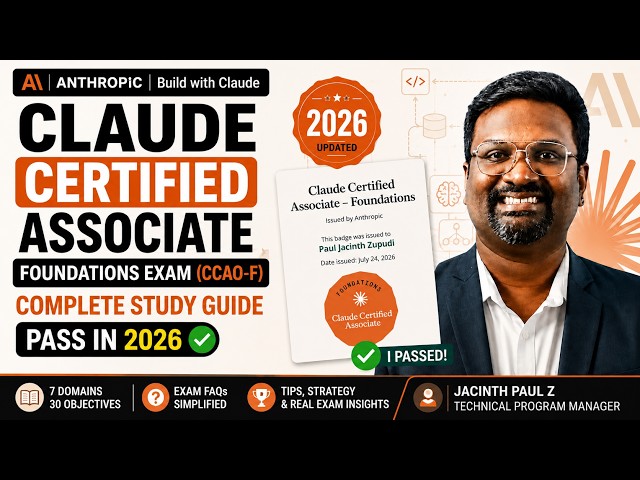 Claude Certified Associate – Foundations Exam CCAO F Complete Study Guide – Pass in 2026