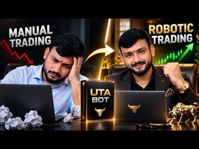 Algo Trading vs Manual Trading 🤖 | How Robotic Trading Works | UTA Bot V3 | Unarmed Traders