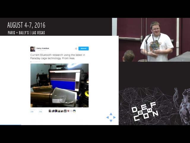 DEF CON 24 Internet of Things Village   Damien Cauquil   Btlejuice The Bluetooth Smart Mitm Framewor