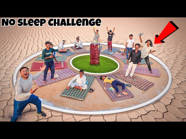 No Sleep Challenge With Villagers 😑- Winner Will Get New Fridge - In the end everyone started fee...