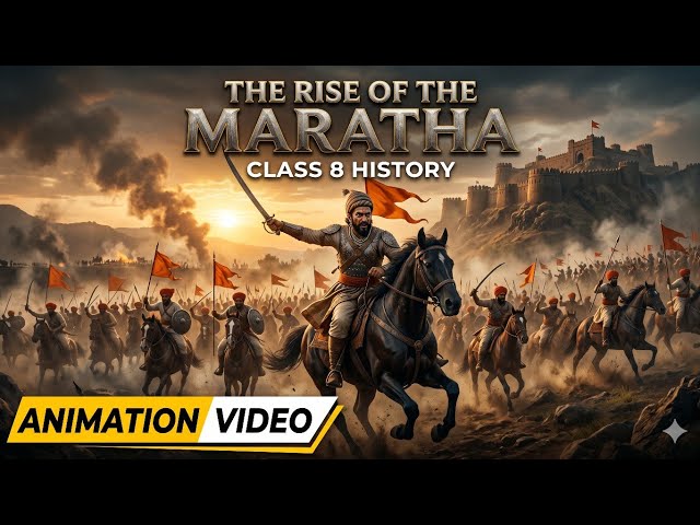 The Rise of the Maratha Kingdom | Class 8 History  | animation video 
