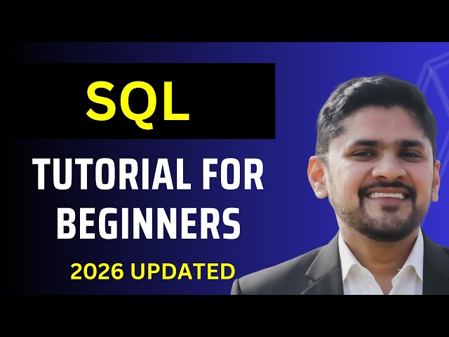 SQL Tutorial for Beginners | Learn SQL in 2 hrs | Microsoft SQL Server | 2026 Updated | Amit Thinks
