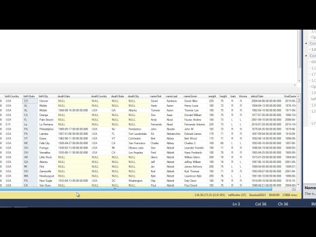 Advanced SQL Statements