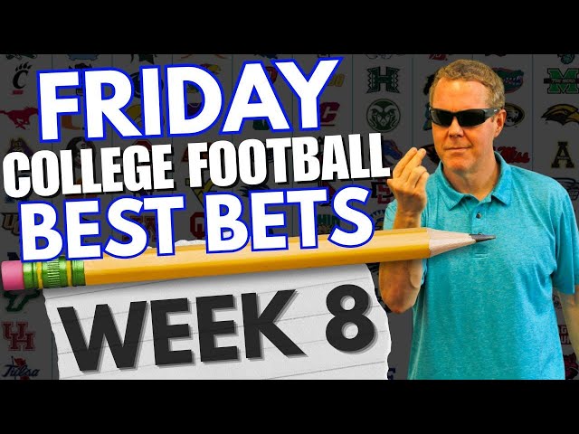 FREE Picks For ALL FOUR Friday Week 8 College Football Games!
