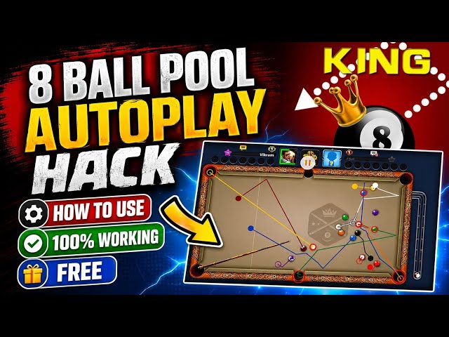 8 Ball Pool Autoplay Aimking How to Use Full Setup 😍 AK Loader Aimking 8 Ball Pool Techno Vikram