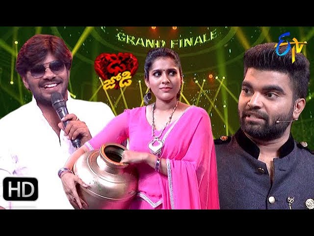Sudheer | Rashmi | Pradeep | Funny Joke | Dhee Jodi | Grand Finale | 11th Sep 2019 | ETV Telugu