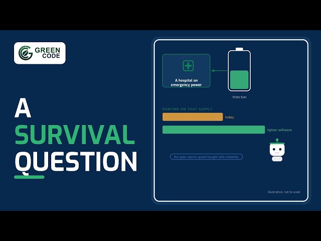 GreenCode: Resilient critical systems