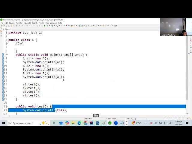 Core java session 9 - 15th jan batch