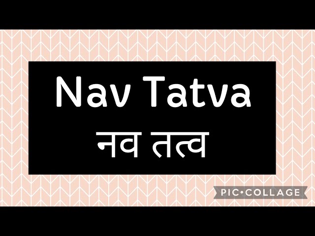Nav Tatva In Jainism In Hindi Nav Tatva Ka Thokda  नव तत्व हिन्दी में जैन धर्म #jainism #jain