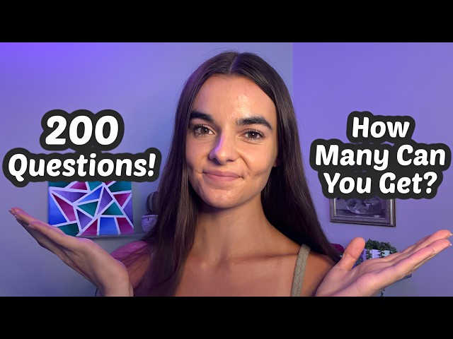 ASMR 200 General Knowledge Trivia Questions | How Many Can You Get?