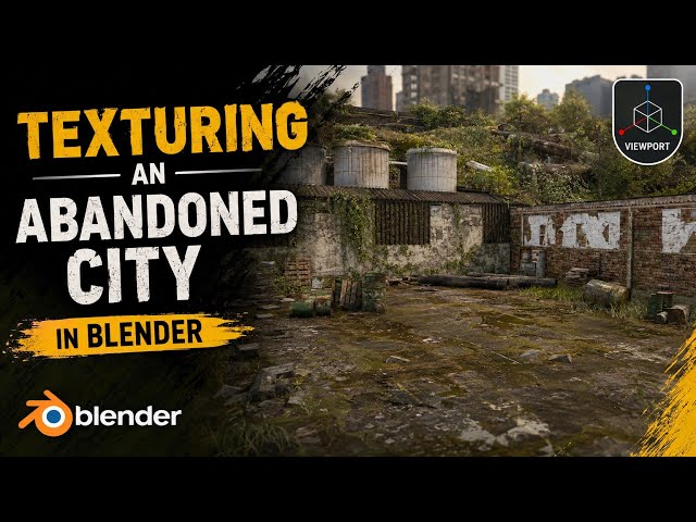 3D Modeling an Abandoned City in Blender | Step-by-Step Tutorial