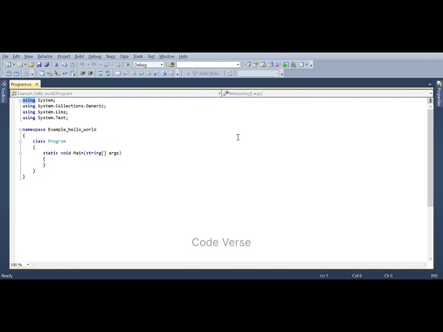 CSharp Programming Complete Series | Episode 1 : Introduction and Syntax 